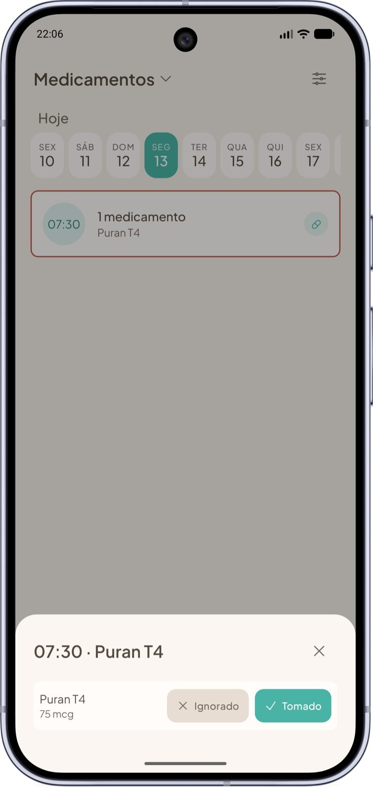 Lembretes de medicamentos